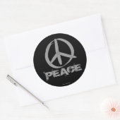 Sticker Rond Symbole de la paix (Enveloppe)