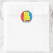 Sticker Rond Symbole de l'Alabama (Sac)