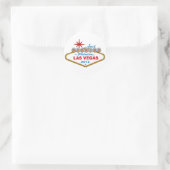 Sticker Rond Symbole de Las Vegas 2012 (Sac)