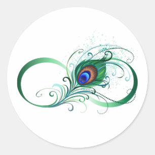 Sticker Rond Symbole de l'Infinity