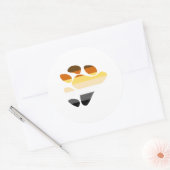 Sticker Rond Symbole de l'ours (Enveloppe)