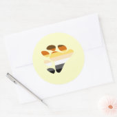 Sticker Rond Symbole de l'ours (Enveloppe)