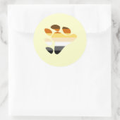 Sticker Rond Symbole de l'ours (Sac)