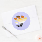 Sticker Rond Symbole de l'ours (Enveloppe)