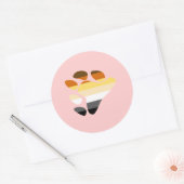 Sticker Rond Symbole de l'ours (Enveloppe)