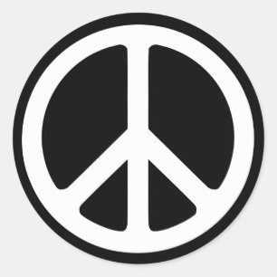 Sticker Rond Symbole de paix