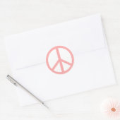 Sticker Rond symbole de paix (Enveloppe)
