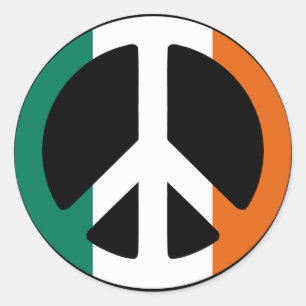 Sticker Rond SYMBOLE DE PAIX D'Irlande