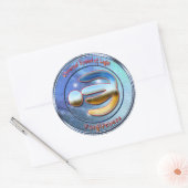 Sticker Rond Symbole de pardon (Enveloppe)