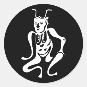 Sticker Rond Symbole de protection Tsuno-daishi-01