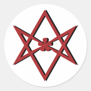 Sticker Rond Symbole de Thelema