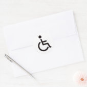 Sticker Rond Symbole désactivé (Enveloppe)