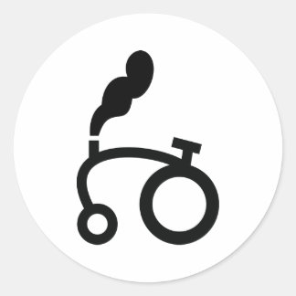 Sticker Rond symbole du tracteur agricole