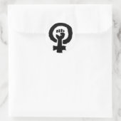 Sticker Rond Symbole féministe (Sac)