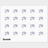 STICKER ROND SYMBOLE GOTH (Feuille)