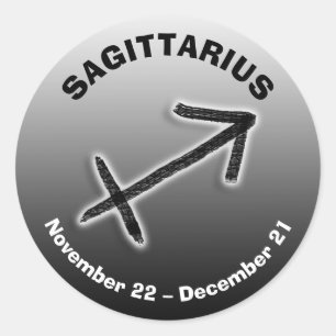 Sticker Rond SYMBOLE Horoscope Sagittaire Astrologie