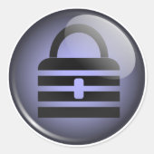 Sticker Rond Symbole Keypass (Devant)