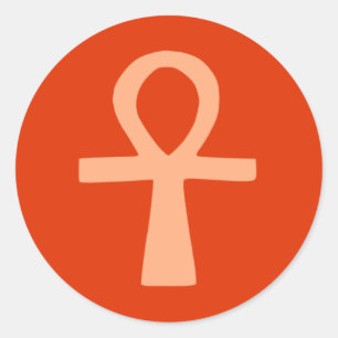 Sticker Rond Symbole kimétisme (orange)