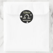 Sticker Rond Symbole Libra (Sac)