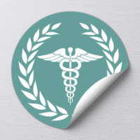 Symbole Médicale de Caduceus Nursing