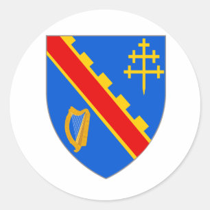 Sticker Rond Symbole officiel Armagh Heraldry Armagh Armagh