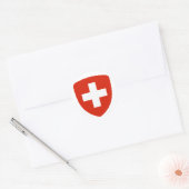 Sticker Rond Symbole officiel suisse de l'Heraldry (Enveloppe)
