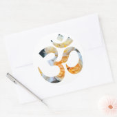 STICKER ROND SYMBOLE OM (Enveloppe)