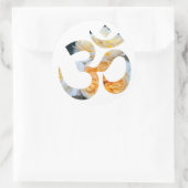 STICKER ROND SYMBOLE OM (Sac)