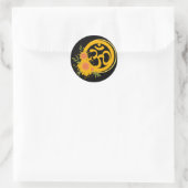 Sticker Rond Symbole Om d'été (Sac)