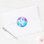 Sticker Rond Symbole psychologique (Enveloppe)