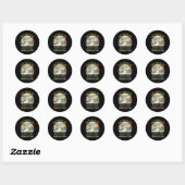 Sticker Rond SYMBOLE Sagittaire Zodiaque Horoscope (Feuille)