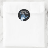 Sticker Rond SYMBOLE Shaka X-Ray (Perdre la main) (Sac)