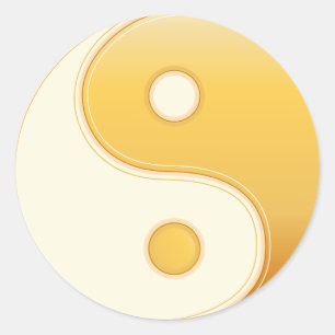 Sticker Rond Symbole taoïsme