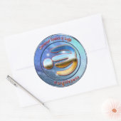 Sticker Rond Symbole universel du pardon (Enveloppe)