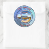 Sticker Rond Symbole universel du pardon (Sac)