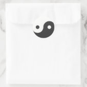 STICKER ROND SYMBOLE YIN & YANG (Sac)