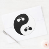 Sticker Rond symbole yin yang (Enveloppe)
