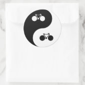 Sticker Rond symbole yin yang (Sac)