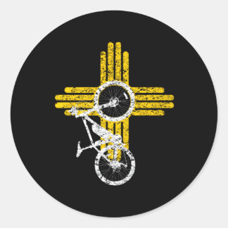 Sticker Rond Symbole Zia E-Bike Nouveau-Mexique