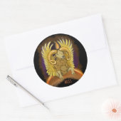 Sticker Rond SYMBOLE Zodiaque Aries (Enveloppe)