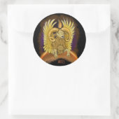 Sticker Rond SYMBOLE Zodiaque Aries (Sac)