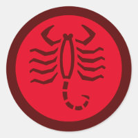 SYMBOLE Zodiaque Scorpio Rouge