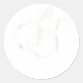 Sticker Rond Symboles gays