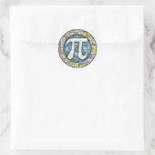 Sticker Rond Symboles Pi Day (Sac)