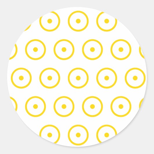 Sticker Rond Symboles Soleil de la planète Astrologie (Devant)