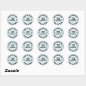 STICKER ROND SYNDROME DESCENDU (Feuille)