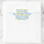 Sticker Rond Syndrome "UP" (Sac)