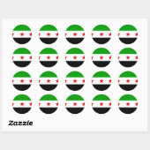 Sticker Rond syrie (Feuille)