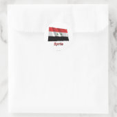Sticker Rond Syrie avec le nom (Sac)
