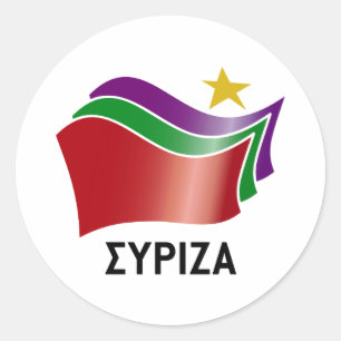 STICKER ROND SYRIZA